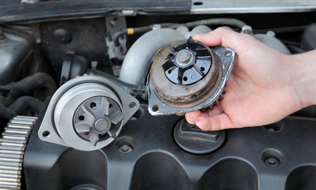 Water Pump May Leak Only While Driving